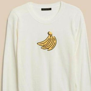 Banana Republic Sweater Size Small, Snow Day Intarsia